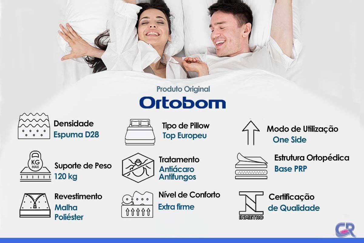 Colchão Ortopédico Ortobom Light Colchão Ortopédico Ortobom Light