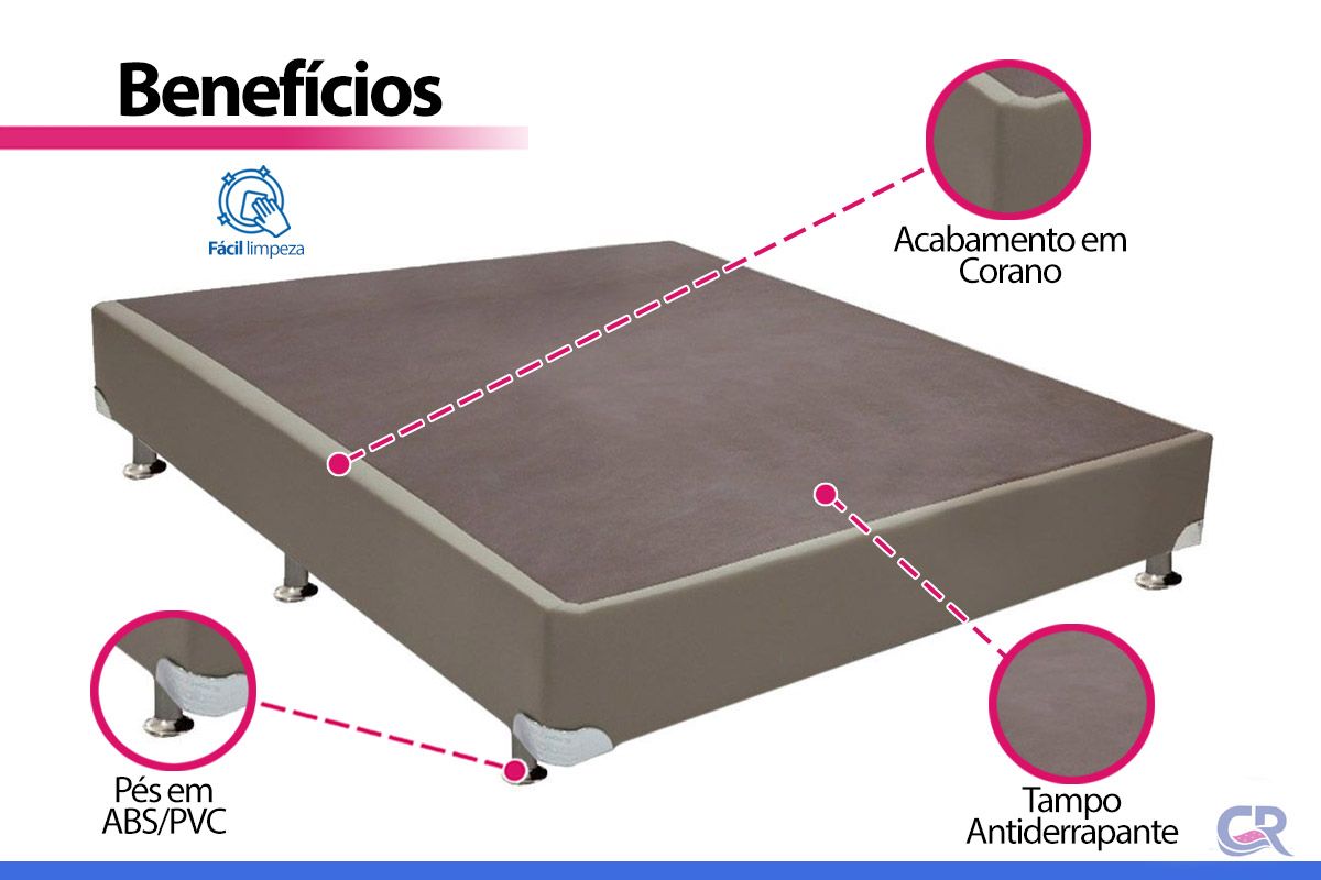 Cama Box Ortobom Corano Clean