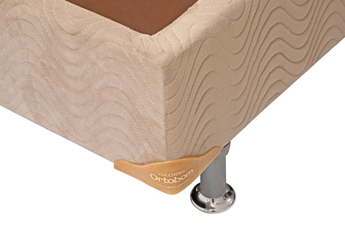 Cama Box Ortobom Suede Clean Cama Box Ortobom Suede Clean