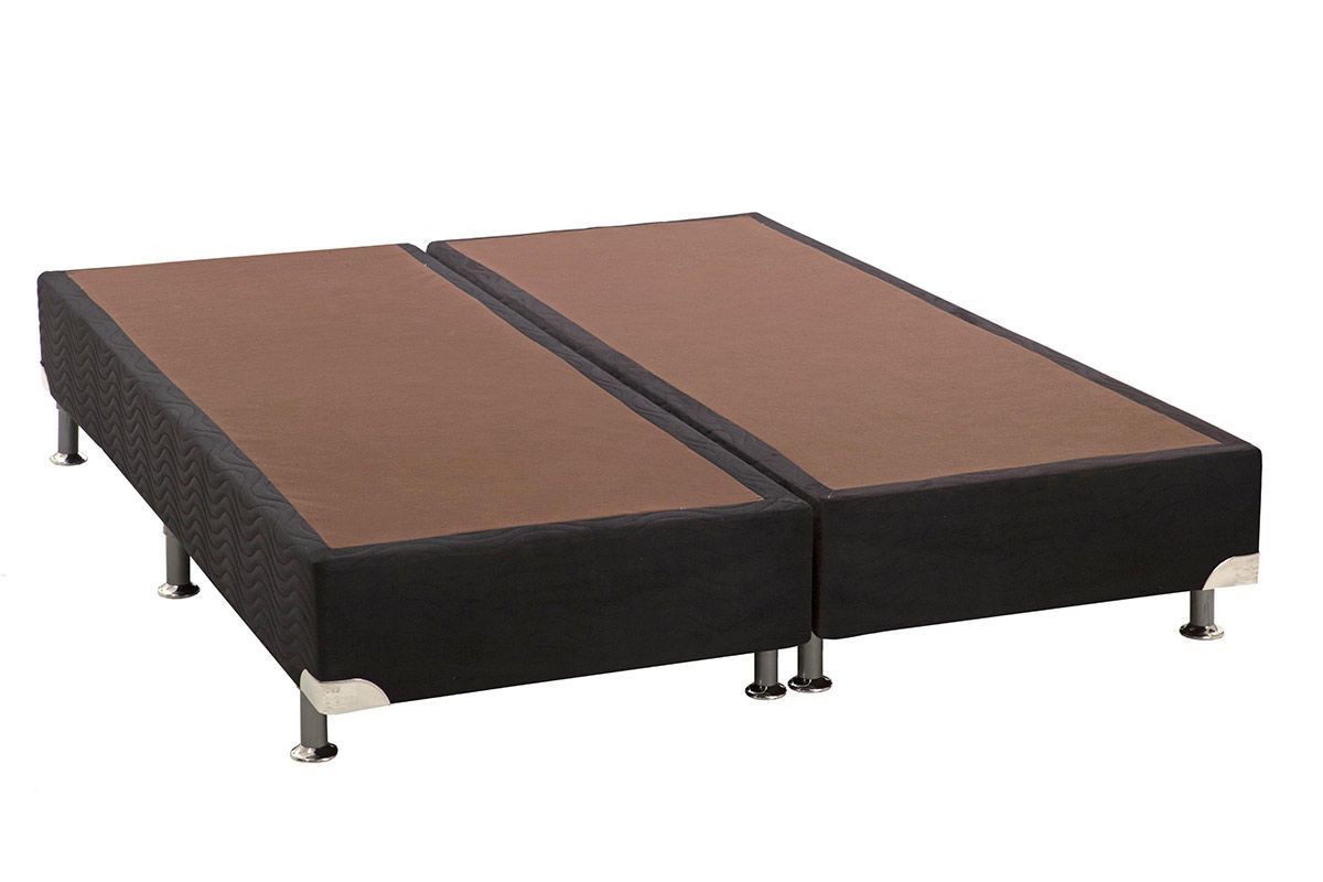 Cama Box Ortobom Suede BlackKing - 186x198x23 Cama Box Ortobom Suede BlackKing - 186x198x23