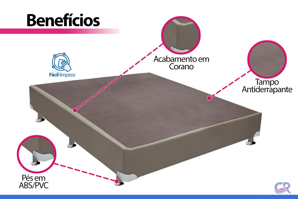 Cama Box Ortobom Corano Clean Cama Box Ortobom Corano Clean