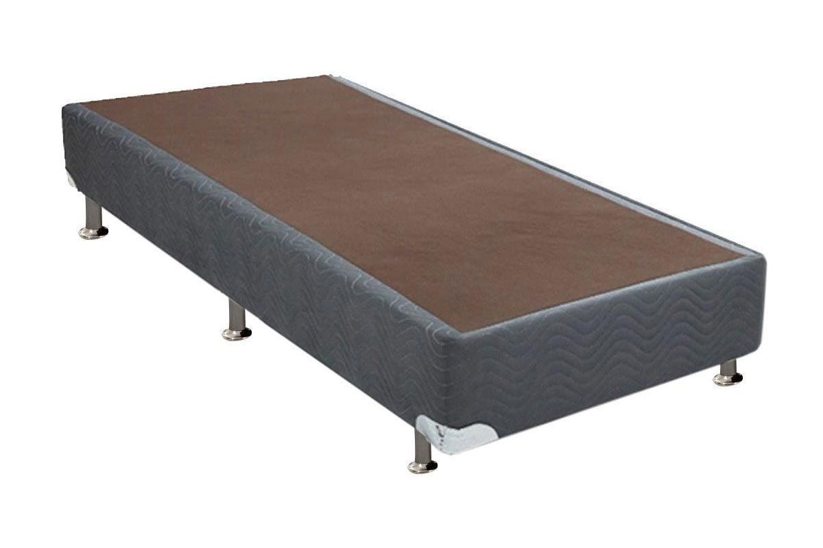 Cama Box Ortobom Physical Suede GraySolteiro - 78x188x20