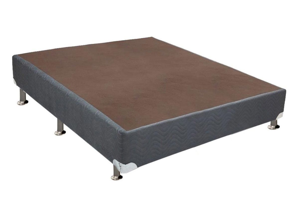 Cama Box Ortobom Suede GrayViúva - 128x188x30