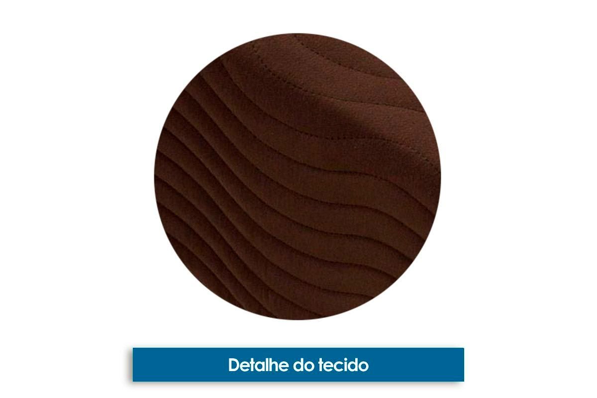 Cama Box Ortobom Physical Suede Brown