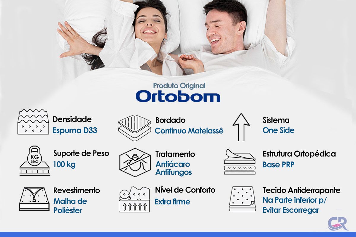 Colchão Ortopédico Ortobom D33 Exclusive Colchão Ortopédico Ortobom D33 Exclusive