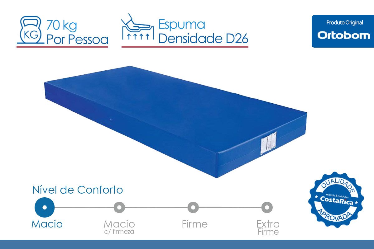 Colchão Hospitalar Ortobom D26 Impermeável Colchão Hospitalar Ortobom D26 Impermeável