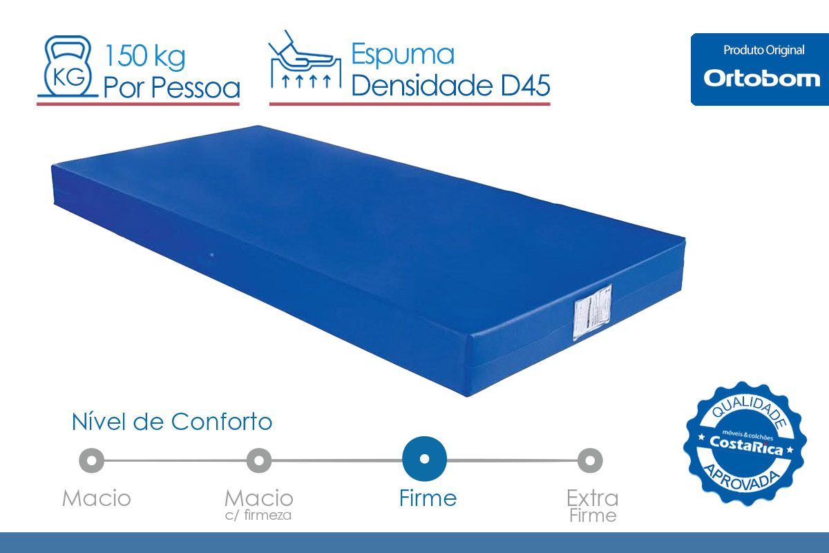 Colchão Hospitalar Ortobom D45 Impermeável Colchão Hospitalar Ortobom D45 Impermeável