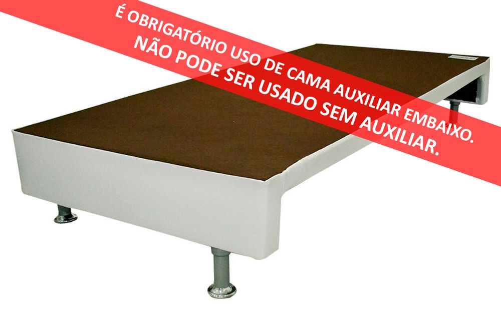 Cama Box c/Auxiliar Ortobom Corano White