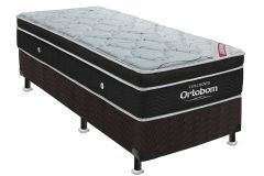 Cama Box Filhão +Colchão Molas Elegant Ortobom