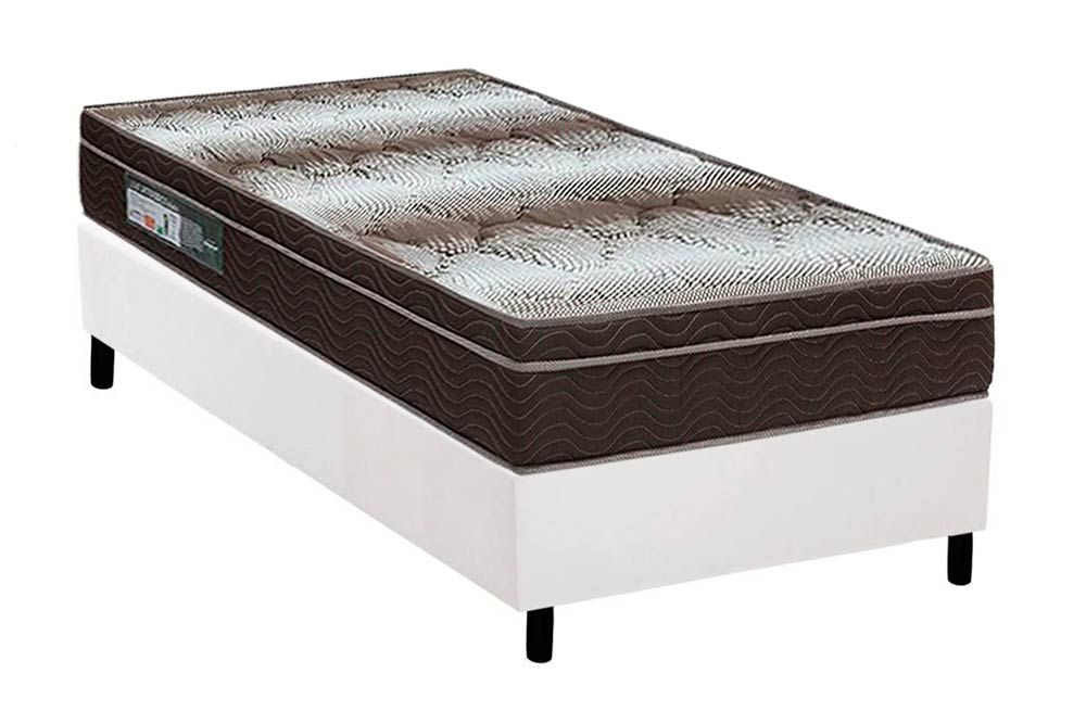 Cama Box CRC +Colchão Ortopédico Light Ortobom