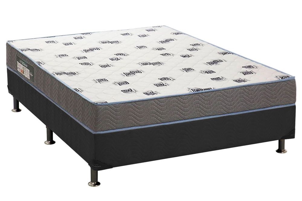 Cama Box CRC +Colchão Espuma D33 Light Ortobom