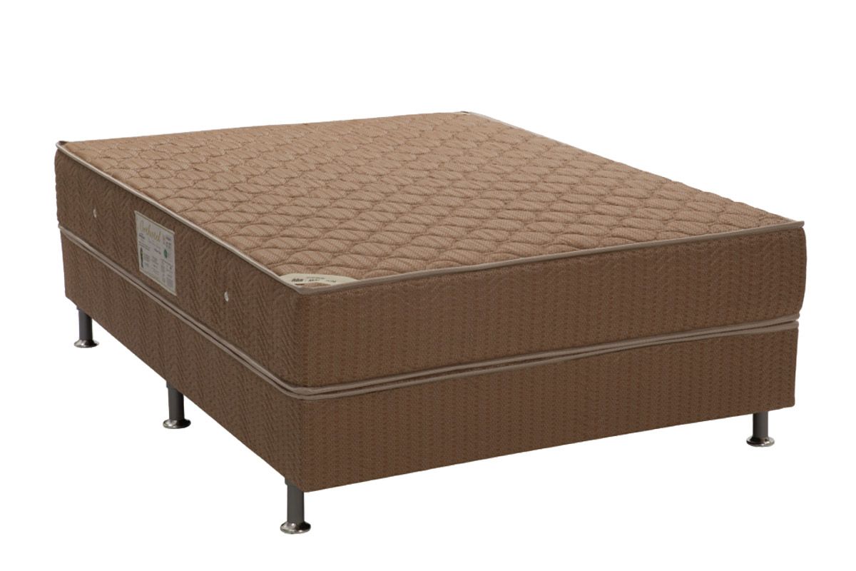 Cama Box CRC +Colchão Molas Orthotel Ortobom
