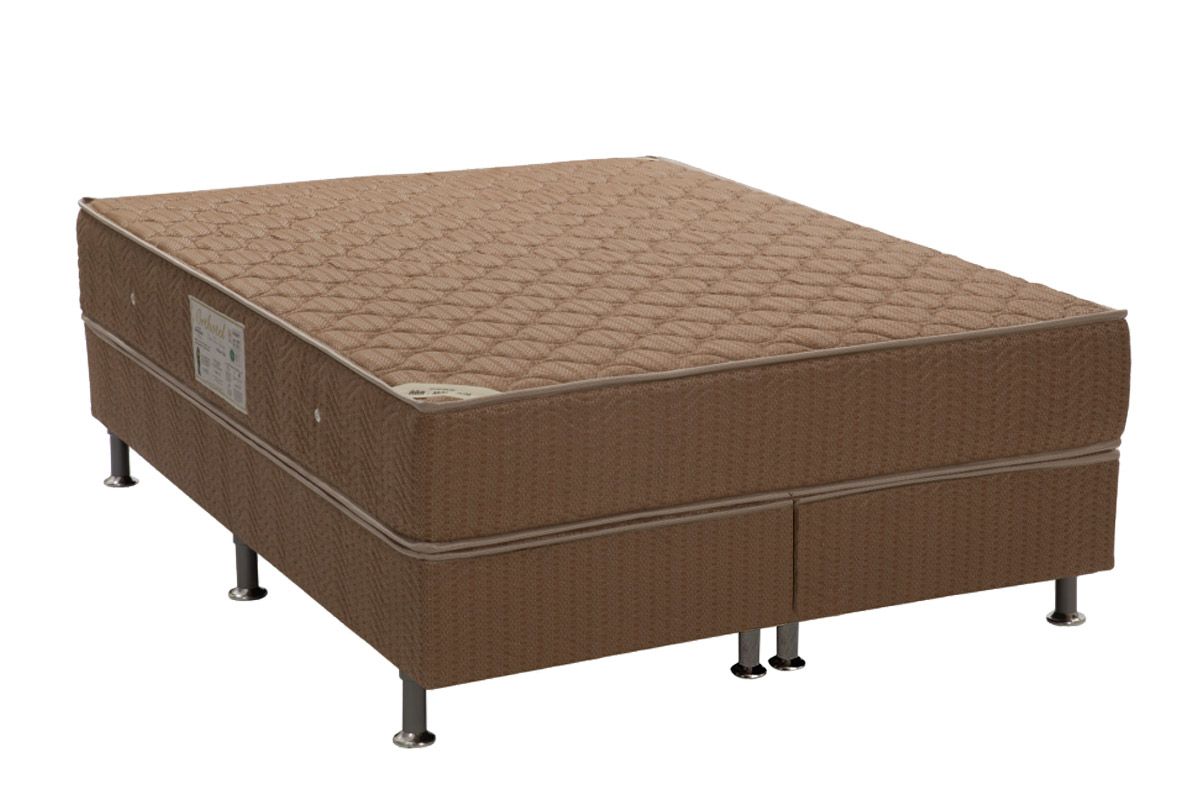 Cama Box CRC +Colchão Molas Orthotel Ortobom