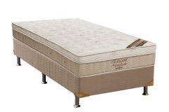 Cama Box Filhão +Colchão Molas Elegant Ortobom