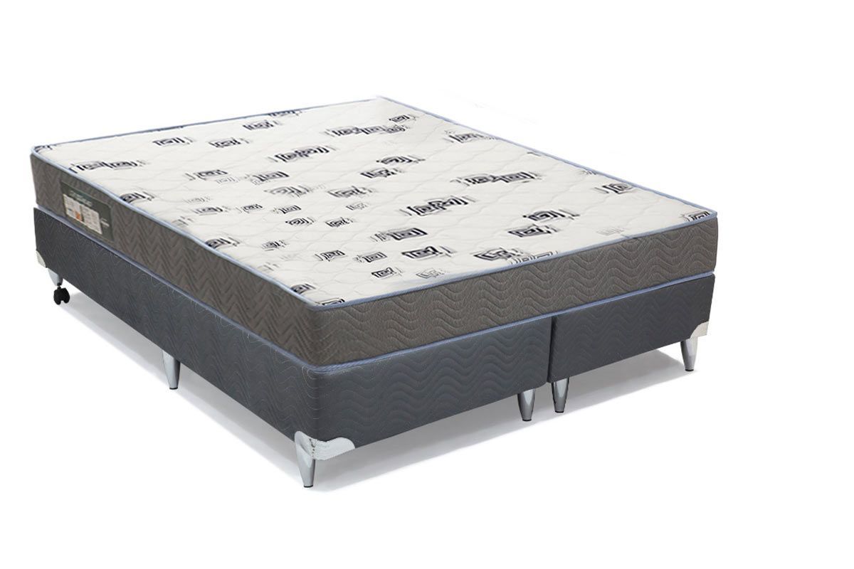 Cama Box CRC +Colchão Espuma D33 Light Ortobom