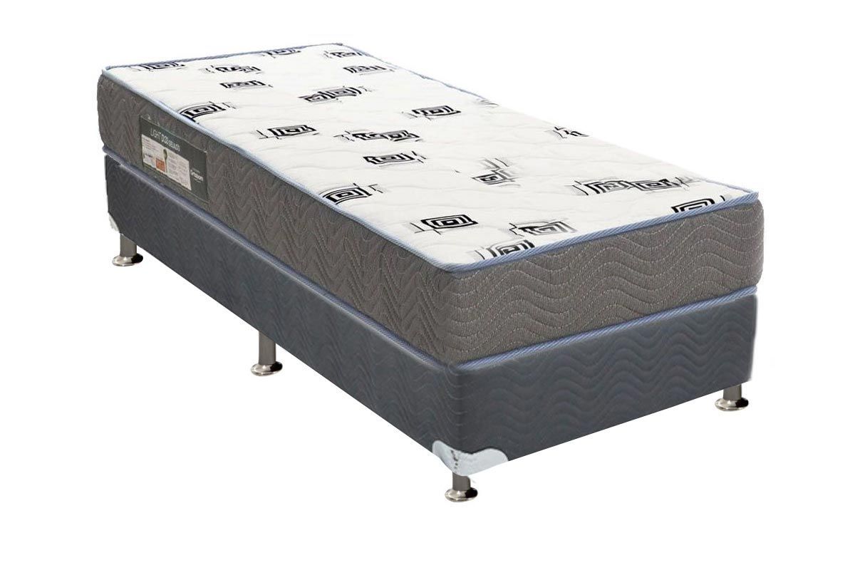 Cama Box CRC +Colchão Espuma D33 Light Ortobom