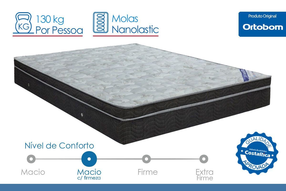 Colchão Molas Nanolastic Ortobom Light