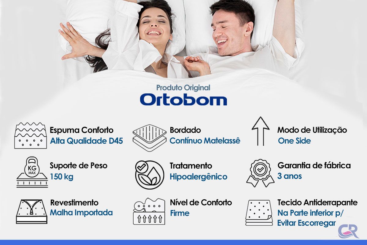 Colchão D45 Ortobom Hight Foam Colchão D45 Ortobom Hight Foam