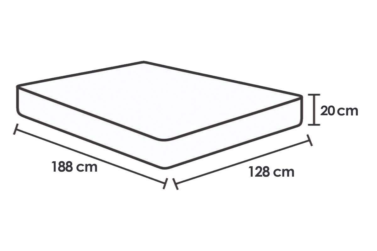 Colchão D23 Ortobom Physical S ResistenteViúva - 128x188x20 Colchão D23 Ortobom Physical S ResistenteViúva - 128x188x20