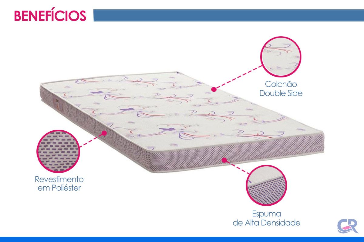 Colchão Ortobom D20 Physical Resistente Liso Colchão Ortobom D20 Physical Resistente Liso