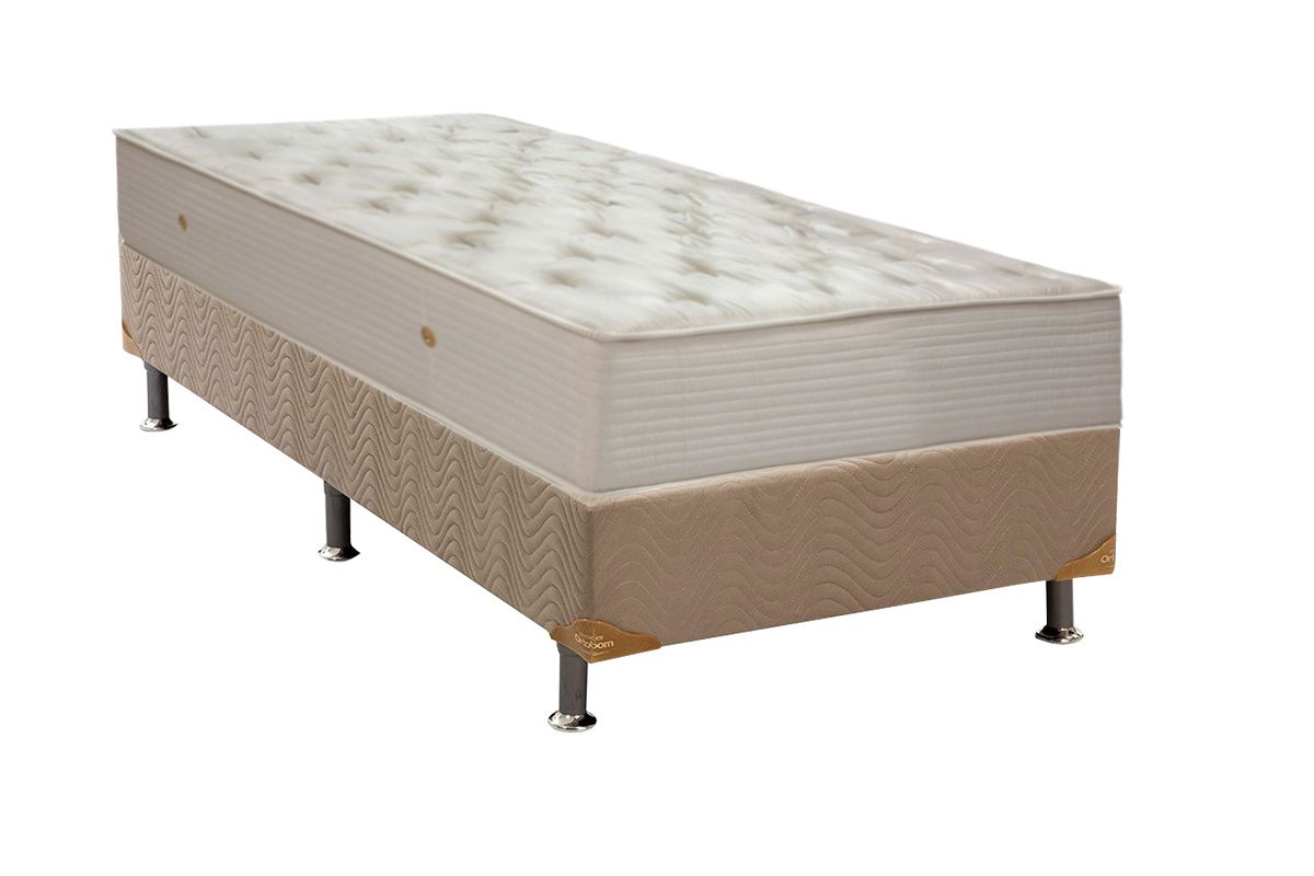 Cama Box CRC +Colchão Molas Orthotel SLX Ortobom