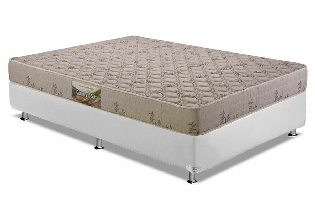Cama Box CRC +Colchão Espuma D33 Cannes Herval