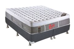 Cama Box Filhão +Colchão Molas Light Plush Castor