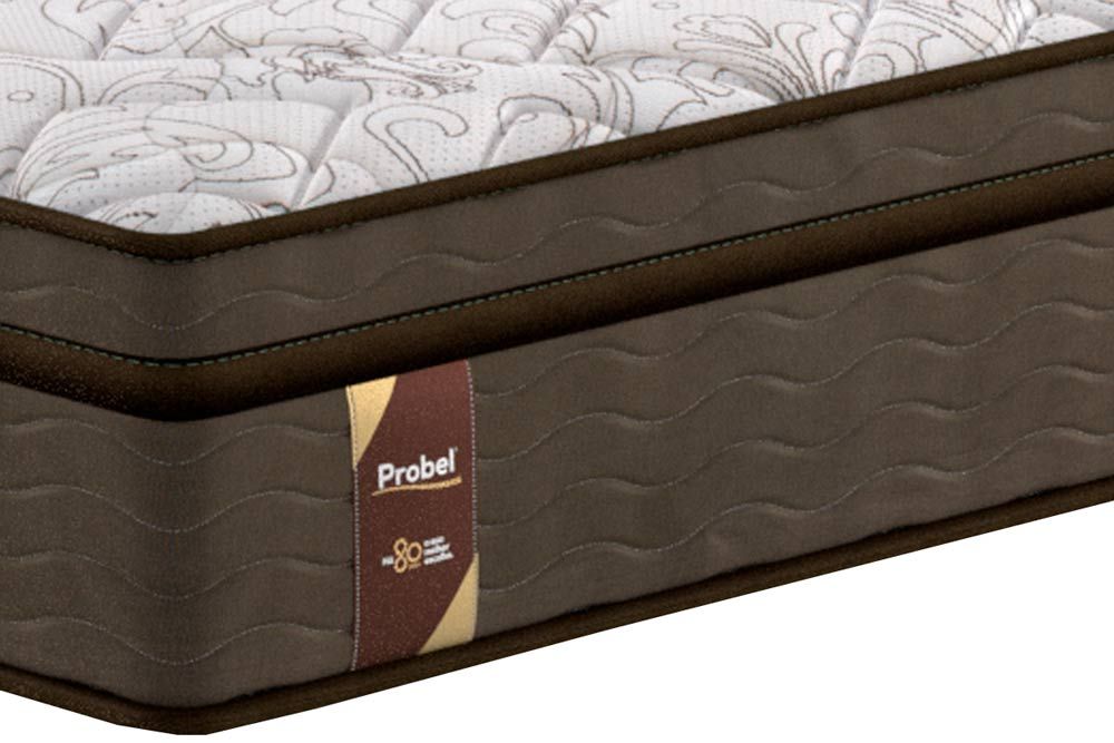 Cama Box CRC +Colchão Espuma D26 Visco Gel Probel