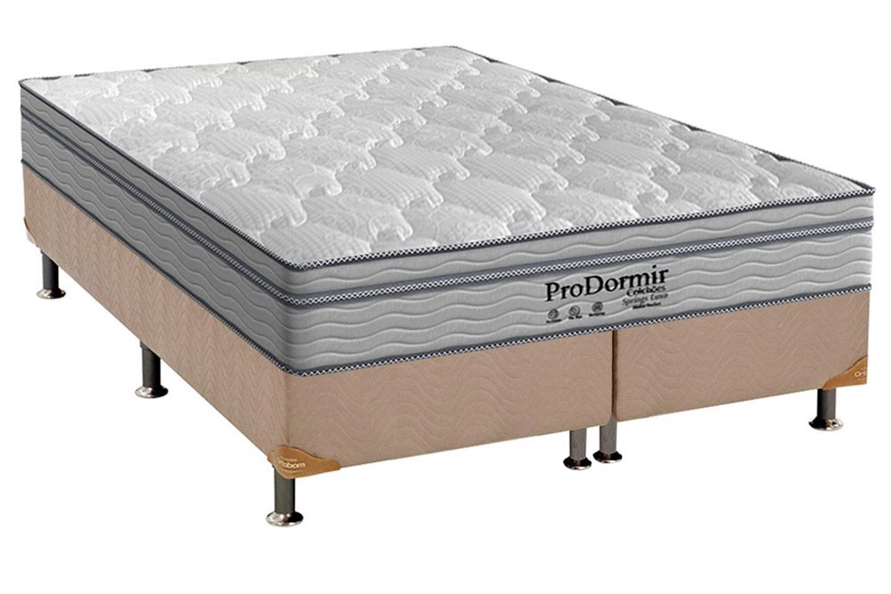 Cama Box CRC +Colchão Molas Springs Luxo Probel