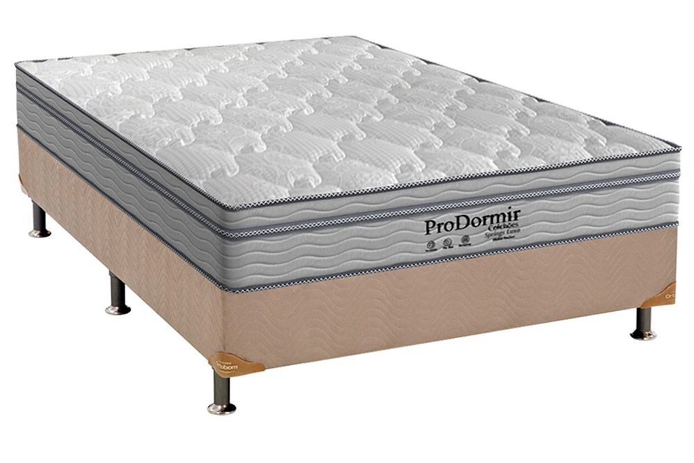Cama Box CRC +Colchão Molas Springs Luxo Probel