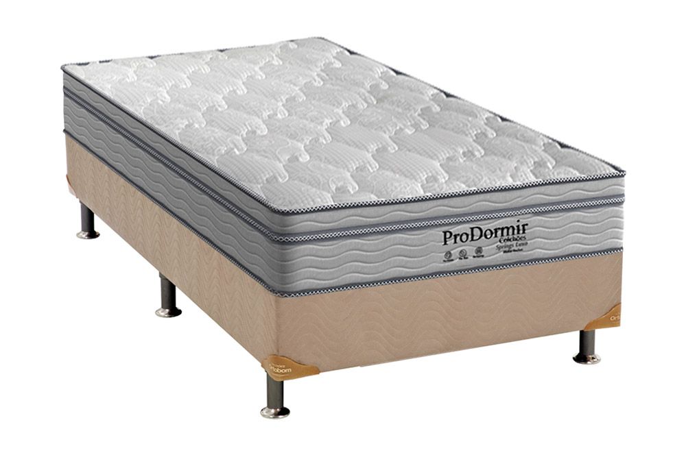 Cama Box CRC +Colchão Molas Springs Luxo Probel