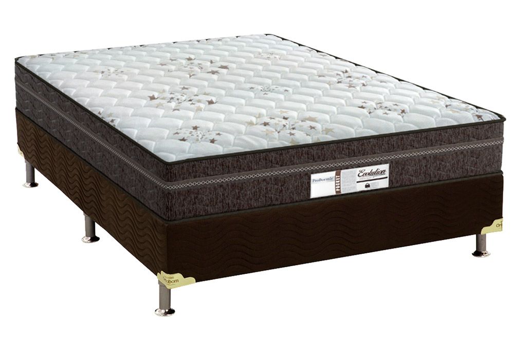 Cama Box CRC +Colchão Molas Evolution Probel