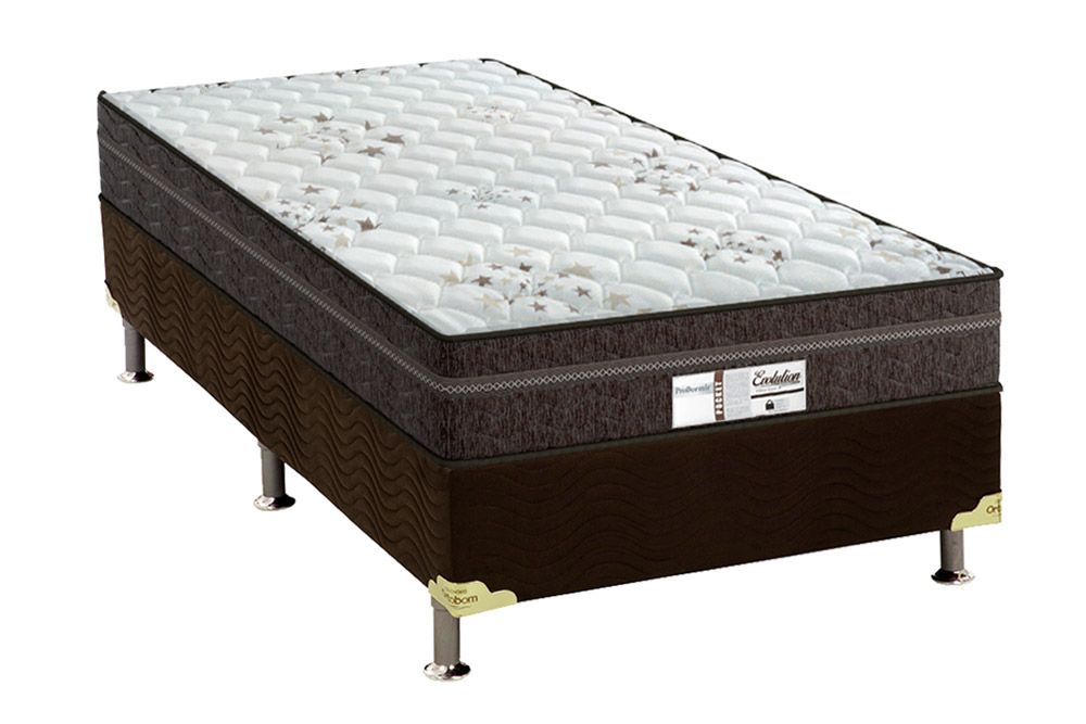 Cama Box CRC +Colchão Molas Evolution Probel