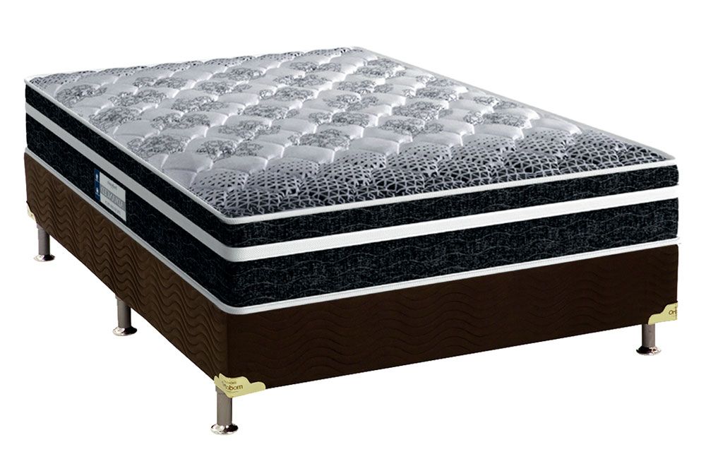 Cama Box CRC +Colchão Ortopédico Tech1500 Probel
