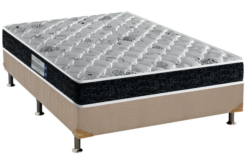Cama Box CRC +Colchão Ortopédico Tech2000 Probel