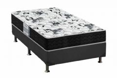 Conjunto Box: Colchão Anatômico Probel D28 Advanced Tech1000 + Base CRC Suede Gray