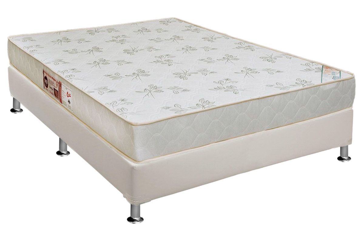 Cama Box CRC +Colchão D33 Sleep Max Relax Castor