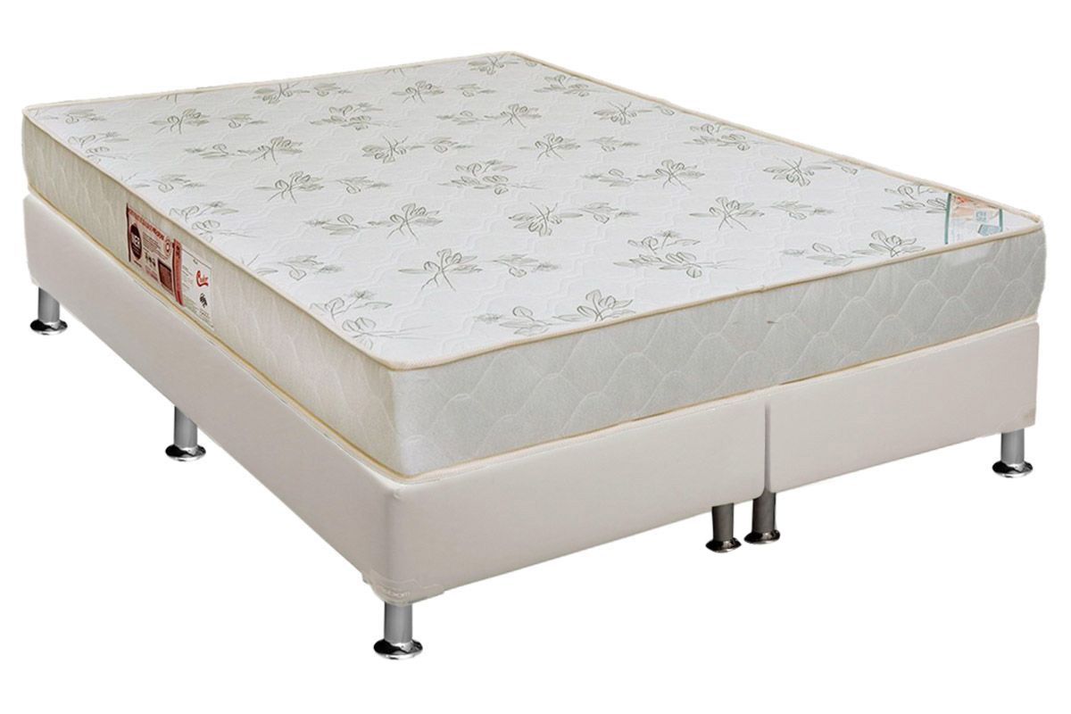 Cama Box CRC +Colchão D33 Sleep Max Relax Castor