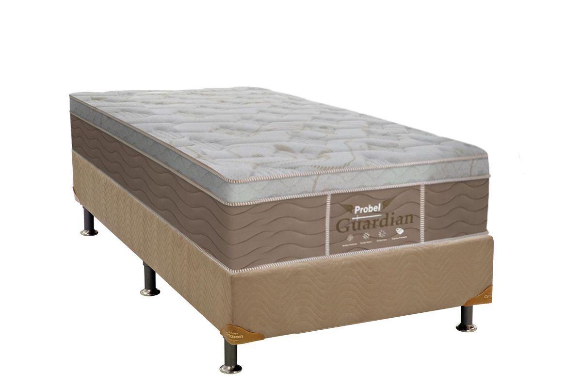 Cama Box CRC +Colchão Molas Guardian Probel