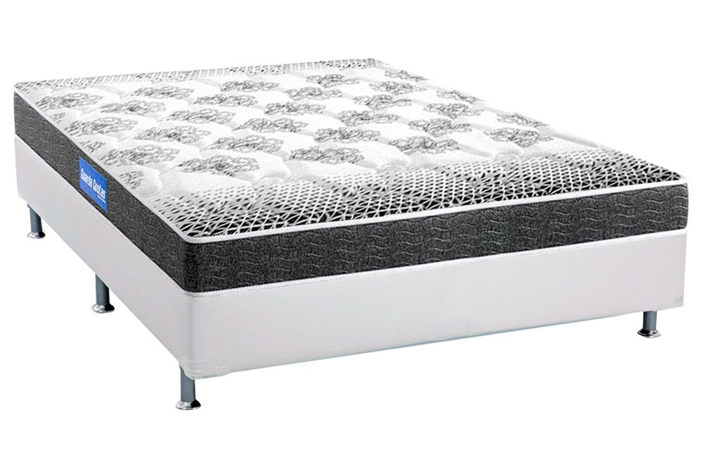 Cama Box CRC +Colchão Espuma Guarda Costas Probel