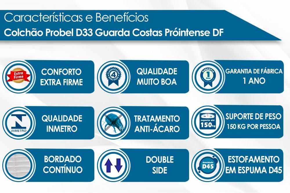 Cama Box CRC +Colchão Ortopédico PróExtreme Probel