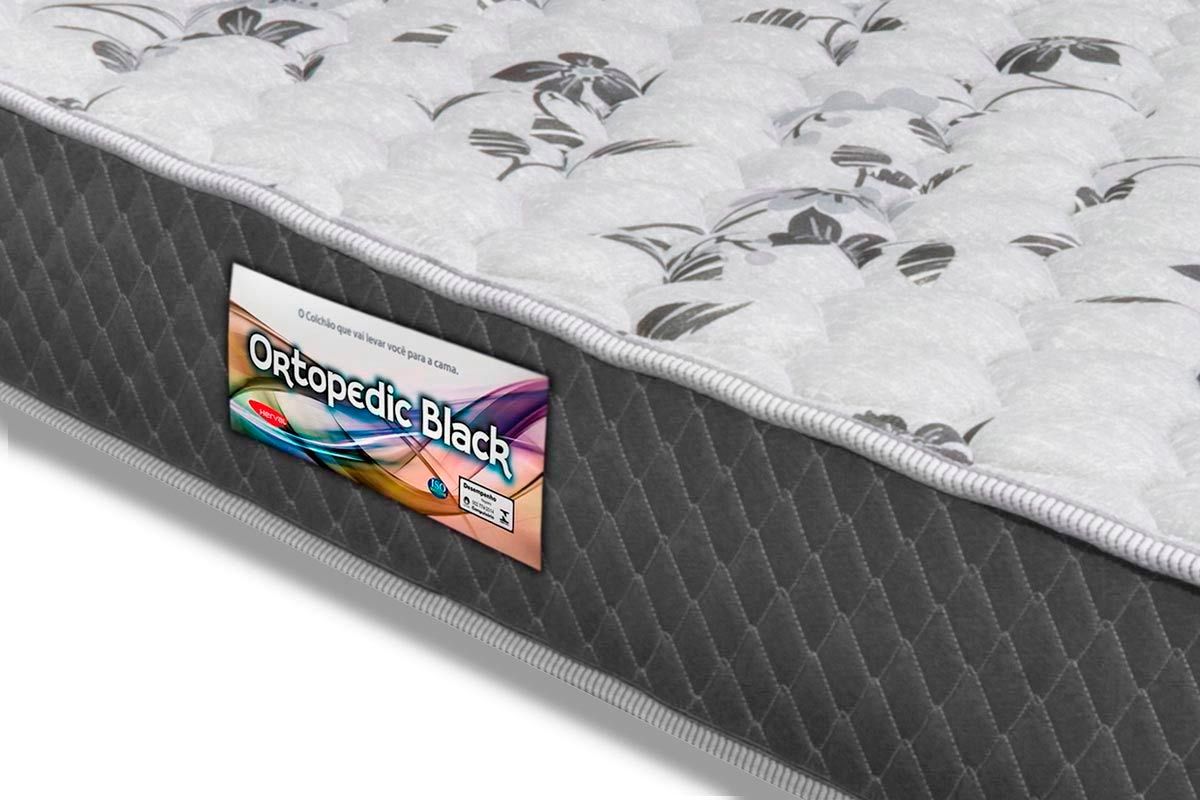 Cama Box Baú CRC +Colchão Ortopédico Ortopedic Herval