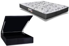Cama Box Baú Filhão +Colchão Ortopédico Ortopedic Herval