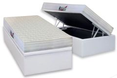 Cama Box Baú Filhão +Colchão Ortopédico Frontier Herval