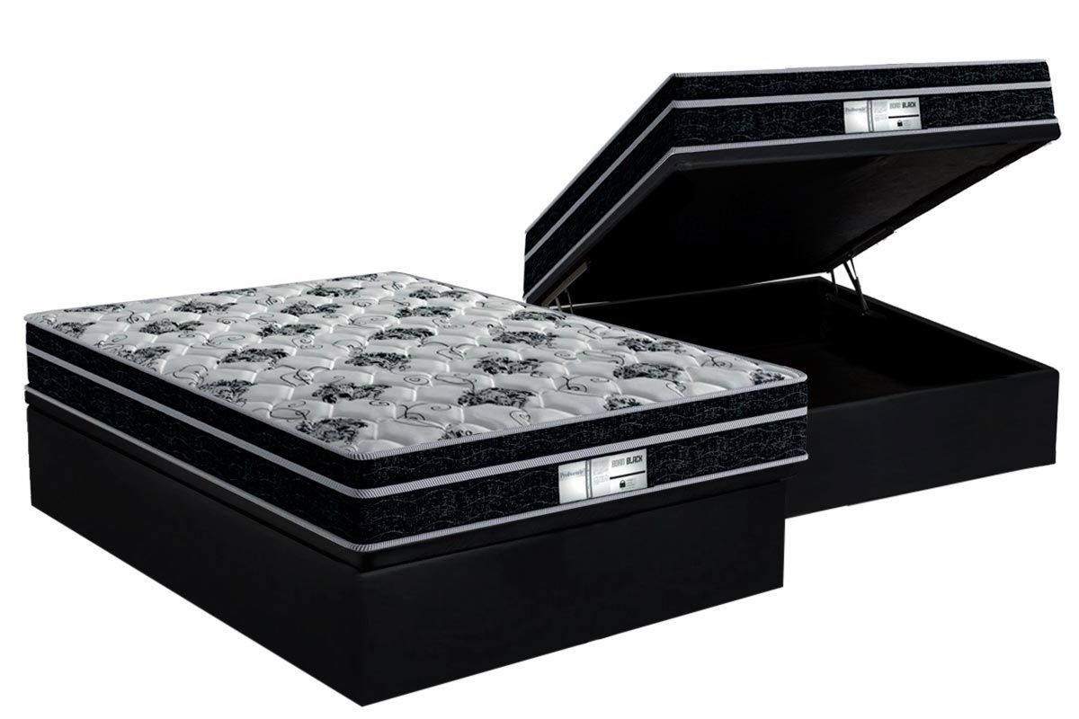Cama Box Baú CRC +Colchão Molas Born Probel