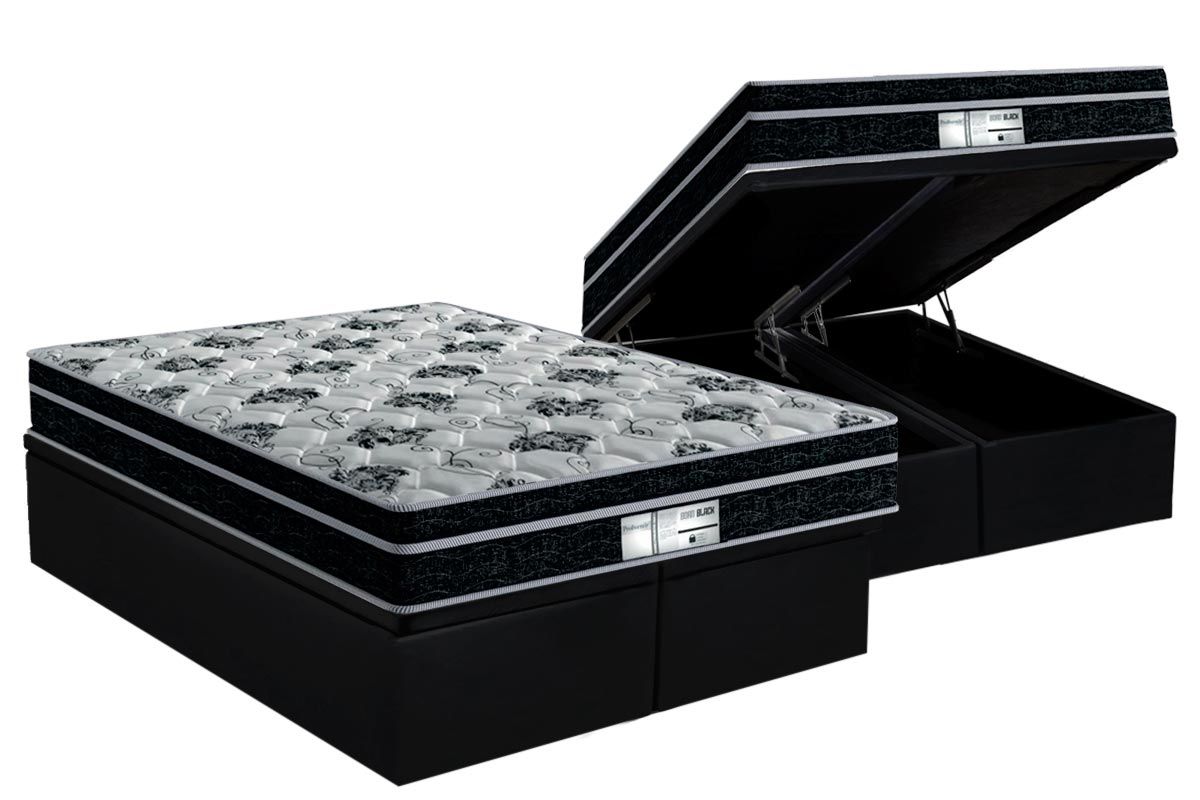 Cama Box Baú CRC +Colchão Molas Born Probel