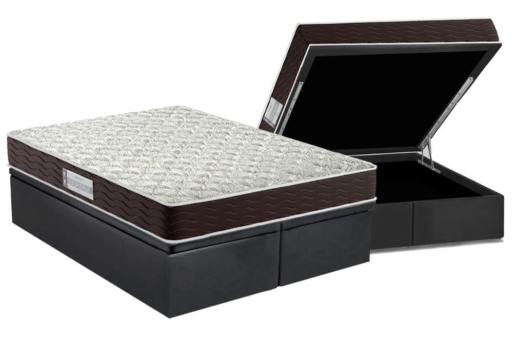 Cama Box Baú CRC +Colchão Espuma D33 Advanced Probel