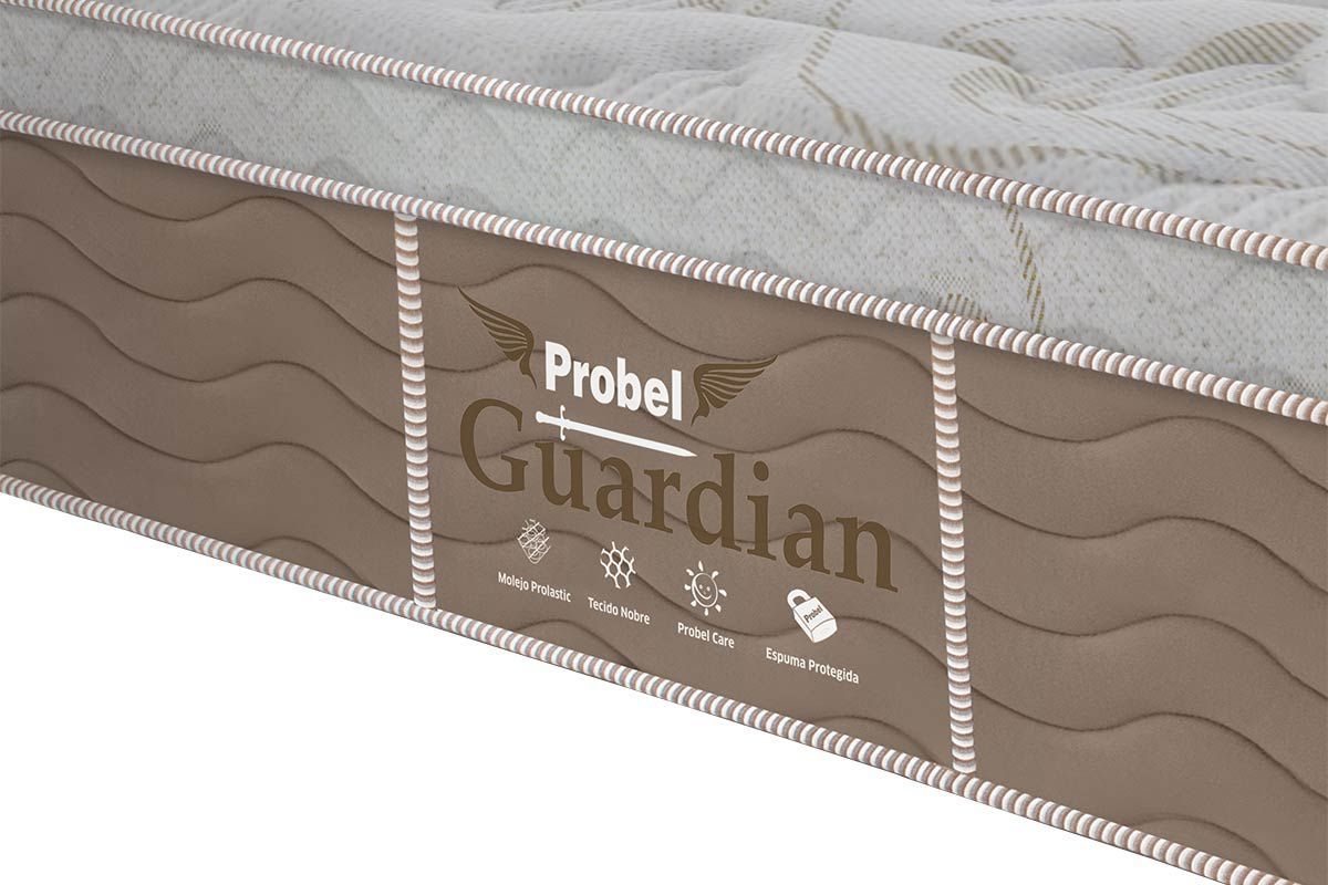 Cama Box Baú CRC +Colchão Molas Guardian Probel