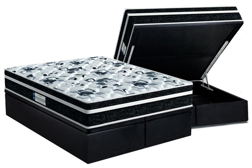 Cama Box Baú CRC +Colchão Ortopédico Tech1000 Probel