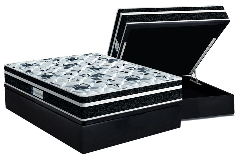 Cama Box Baú CRC +Colchão Ortopédico Tech1000 Probel